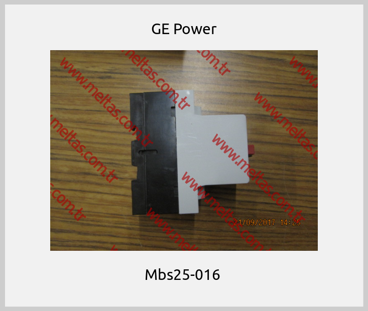 GE Power - Mbs25-016 