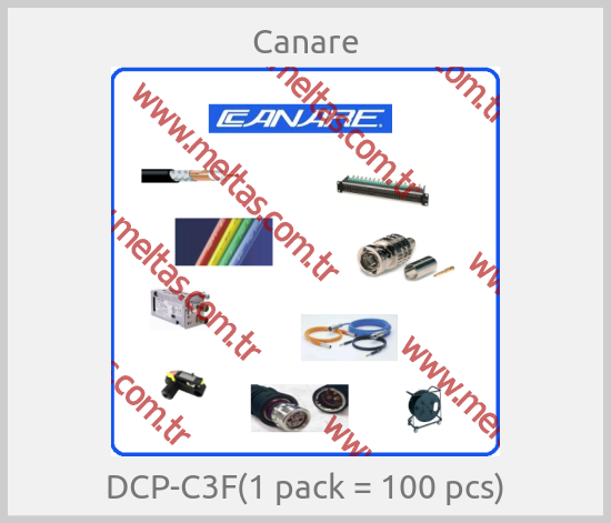 Canare - DCP-C3F(1 pack = 100 pcs)