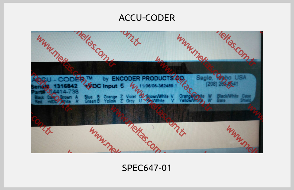 ACCU-CODER - SPEC647-01