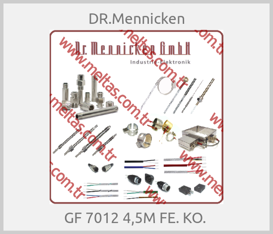 DR.Mennicken-GF 7012 4,5M FE. KO. 
