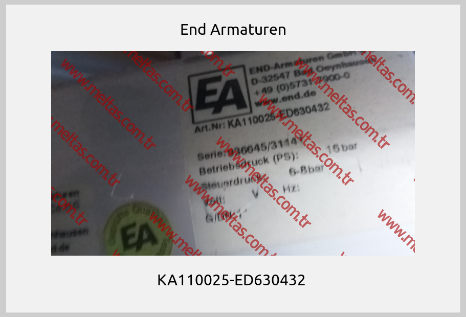 End Armaturen - KA110025-ED630432 