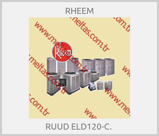 RHEEM - RUUD ELD120-C. 