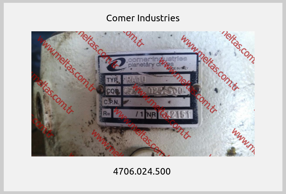 Comer Industries - 4706.024.500 