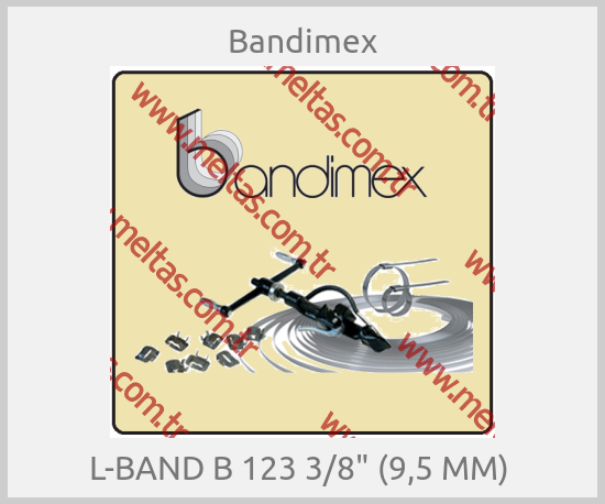 Bandimex - L-BAND B 123 3/8" (9,5 MM) 