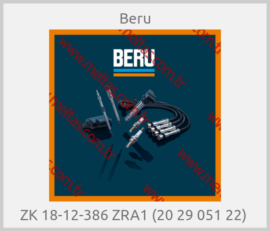 Beru - ZK 18-12-386 ZRA1 (20 29 051 22) 