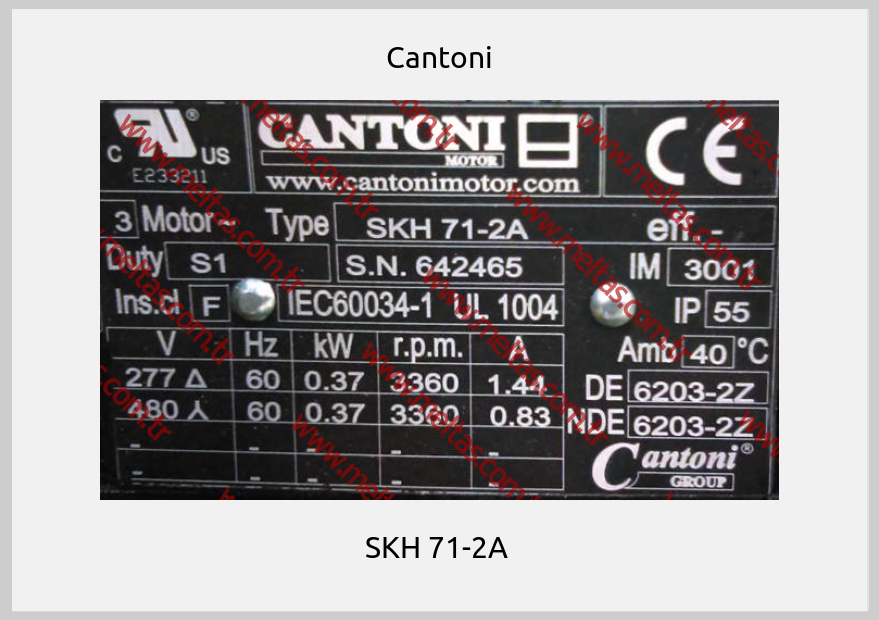 Cantoni - SKH 71-2A 