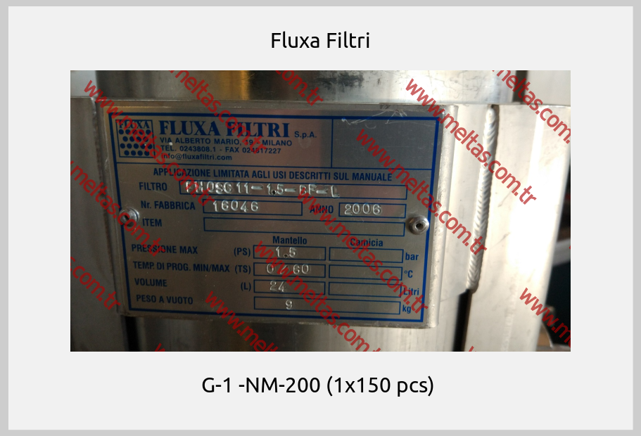 Fluxa Filtri-G-1 -NM-200 (1x150 pcs) 