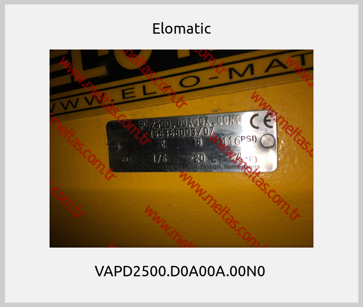 Elomatic - VAPD2500.D0A00A.00N0 