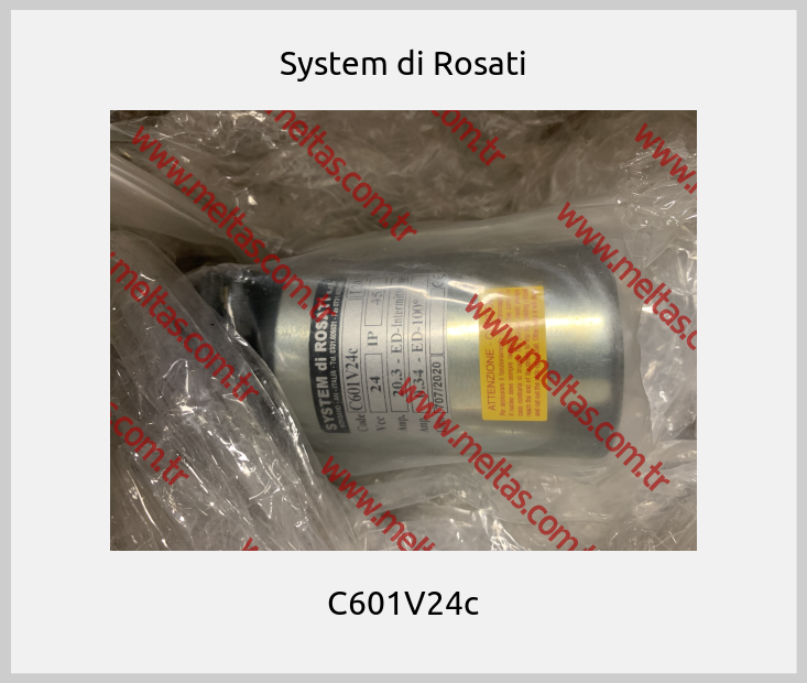 System di Rosati - C601V24c