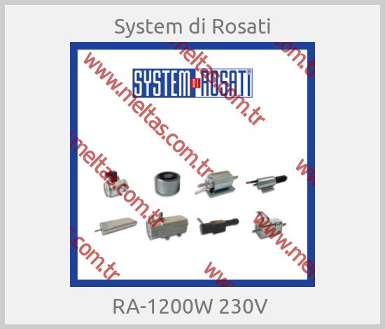 System di Rosati - RA-1200W 230V 