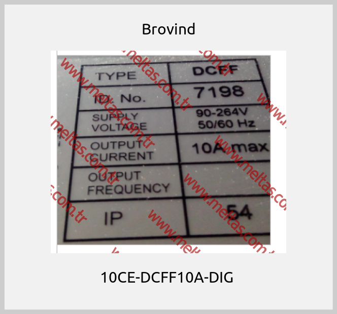 Brovind - 10CE-DCFF10A-DIG 