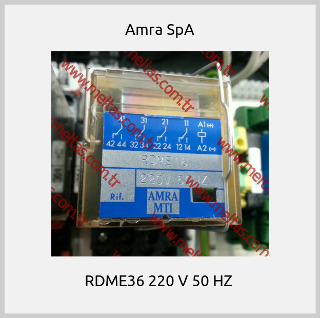 Amra SpA-RDME36 220 V 50 HZ 