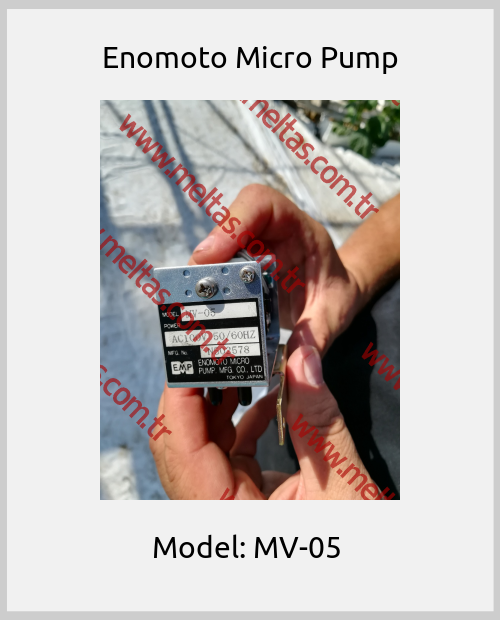 Enomoto Micro Pump - Model: MV-05 