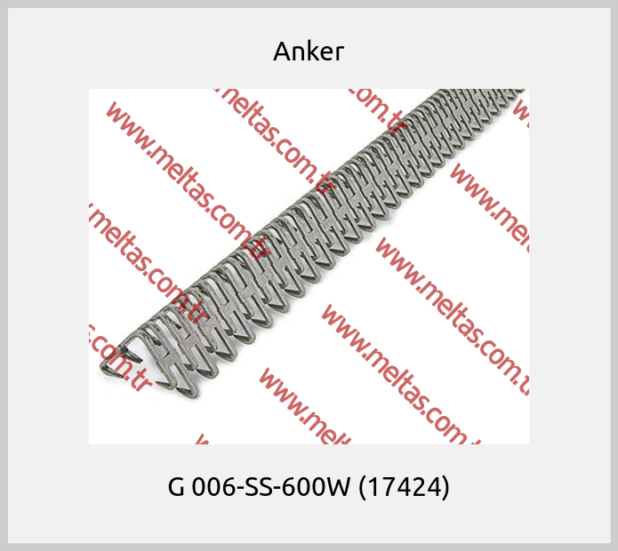 Anker - G 006-SS-600W (17424)