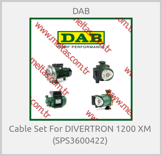 DAB - Cable Set For DIVERTRON 1200 XM  (SPS3600422) 
