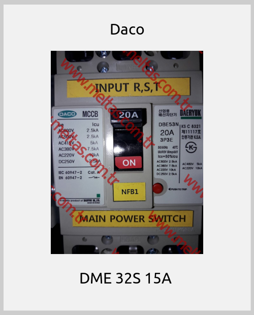Daco - DME 32S 15A 