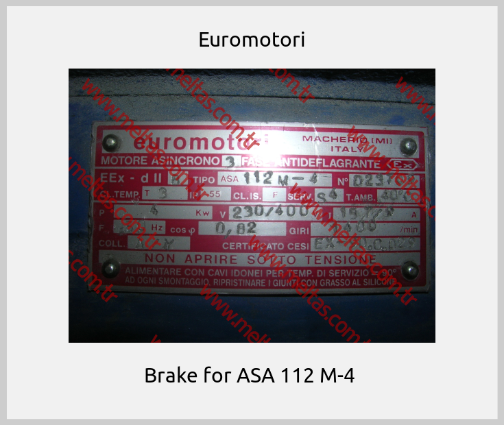 Euromotori - Brake for ASA 112 M-4 