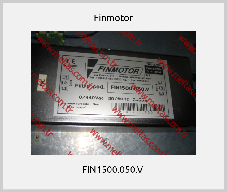 Finmotor - FIN1500.050.V 
