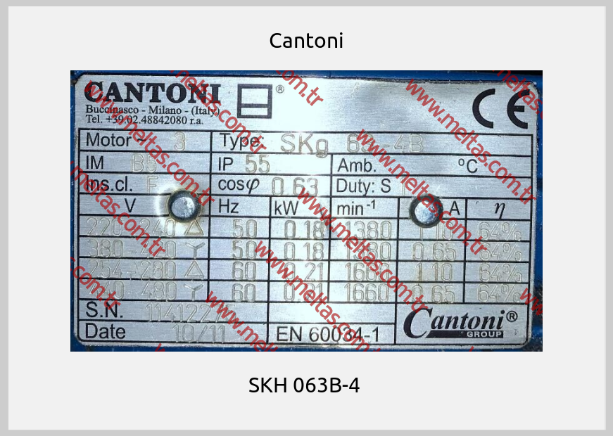 Cantoni - SKH 063B-4 