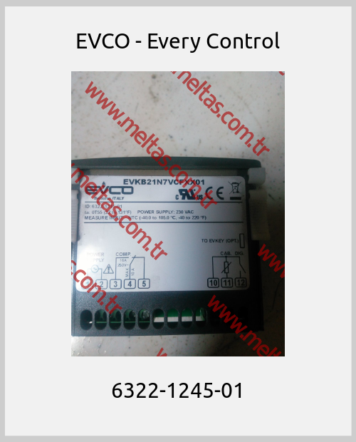 EVCO - Every Control - 6322-1245-01