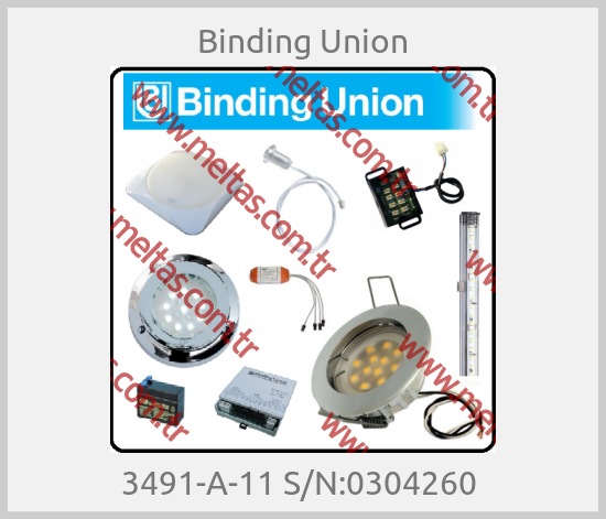 Binding Union-3491-A-11 S/N:0304260 