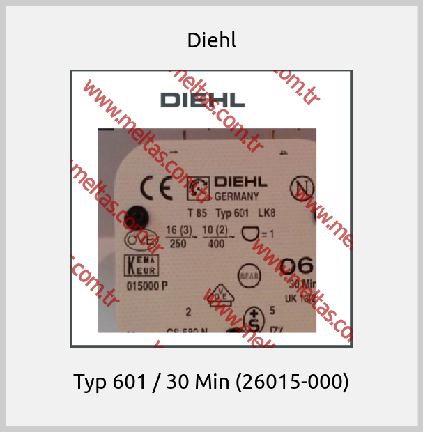 Diehl-Typ 601 / 30 Min (26015-000)