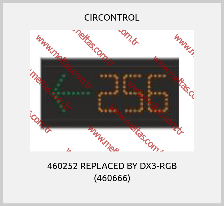 CIRCONTROL - 460252 REPLACED BY DX3-RGB (460666)