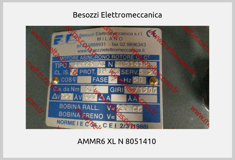 Besozzi Elettromeccanica - AMMR6 XL N 8051410 