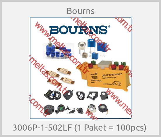 Bourns - 3006P-1-502LF (1 Paket = 100pcs) 