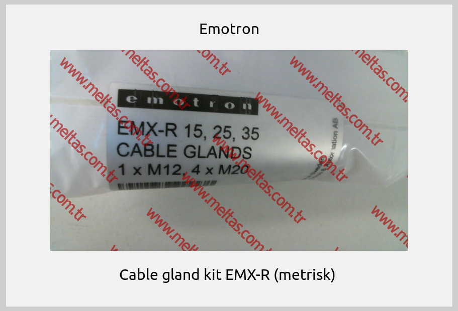 Emotron - Cable gland kit EMX-R (metrisk) 