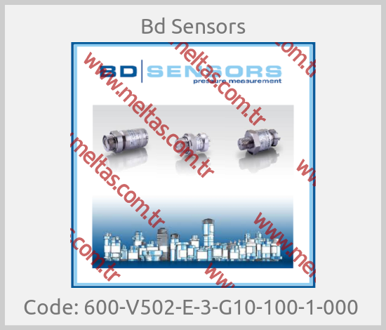 Bd Sensors - Code: 600-V502-E-3-G10-100-1-000 