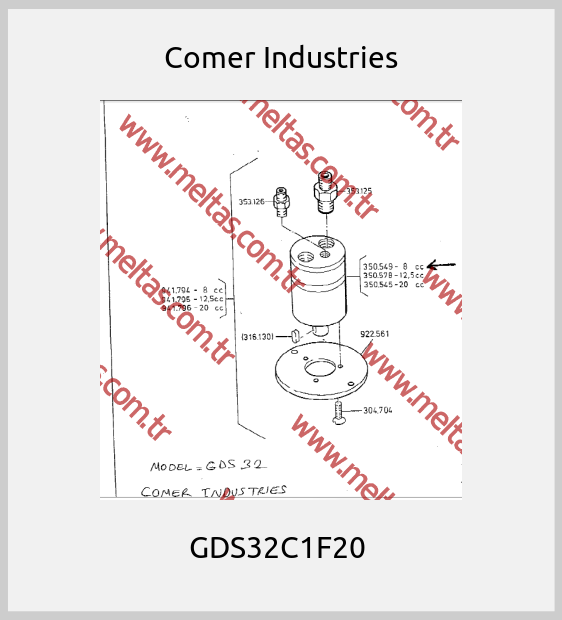 Comer Industries-GDS32C1F20 