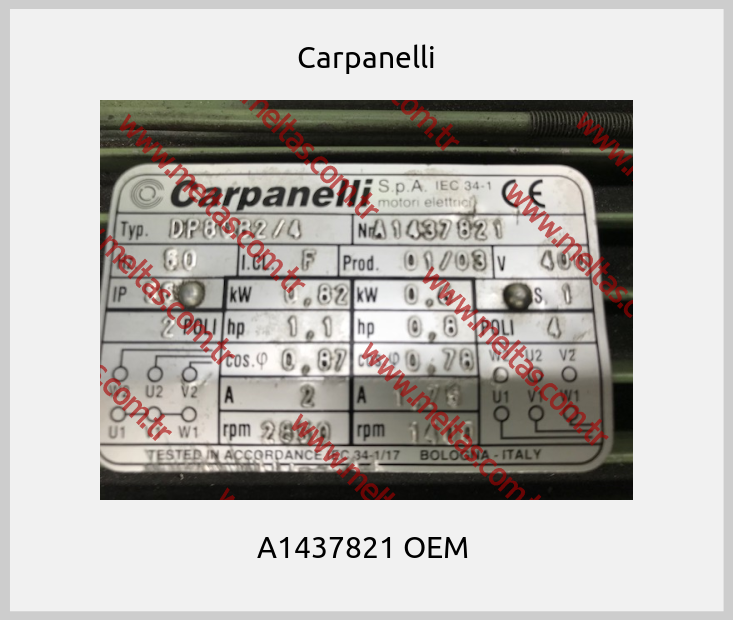 Carpanelli-A1437821 OEM 