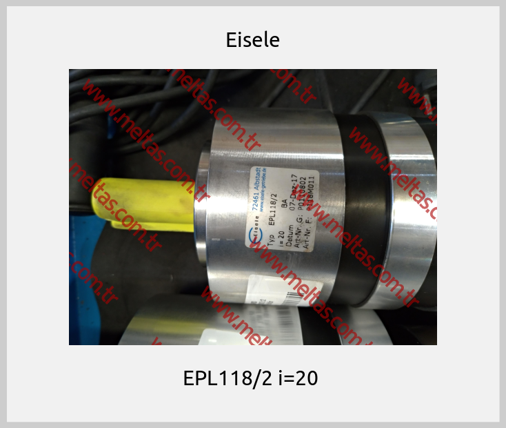 Eisele- EPL118/2 i=20 