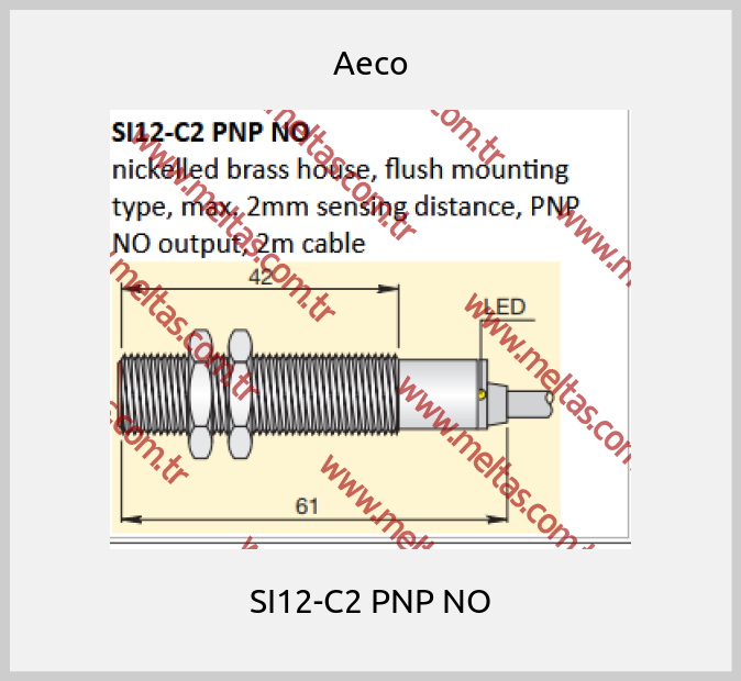 Aeco-SI12-C2 PNP NO