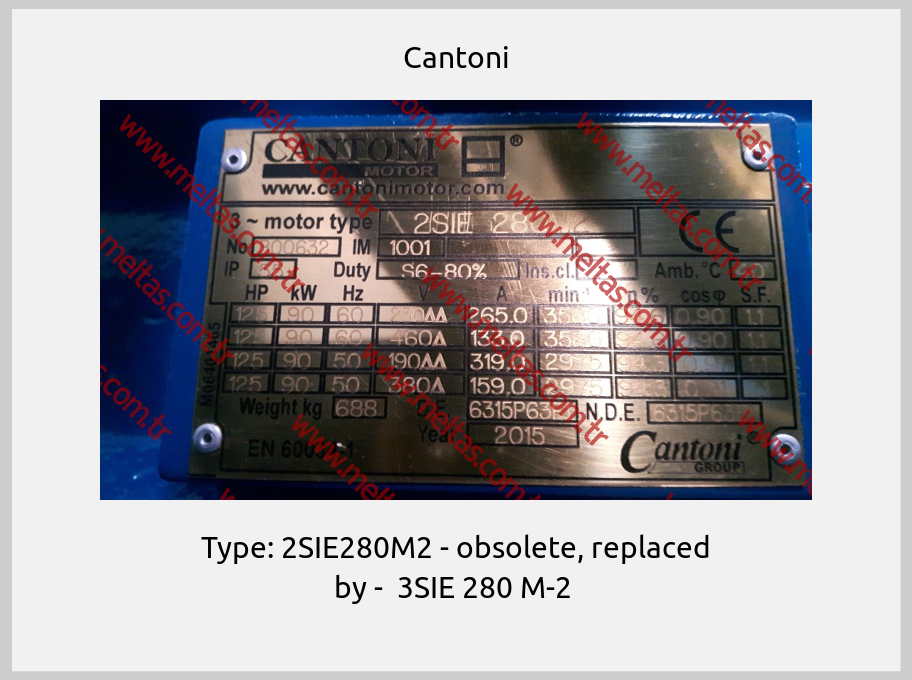 Cantoni-Type: 2SIE280M2 - obsolete, replaced by -  3SIE 280 M-2 