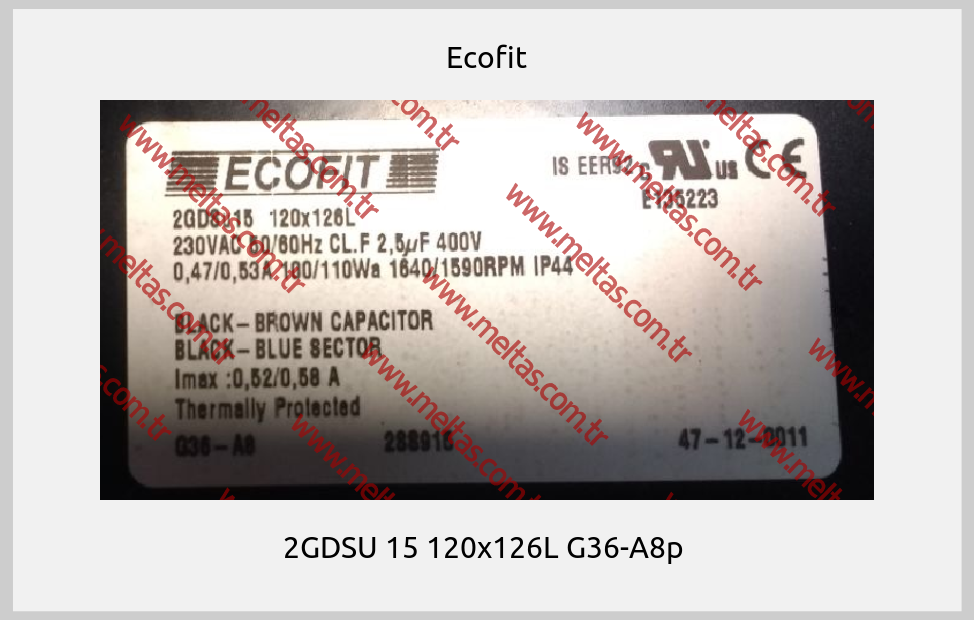 Ecofit-2GDSU 15 120x126L G36-A8p 