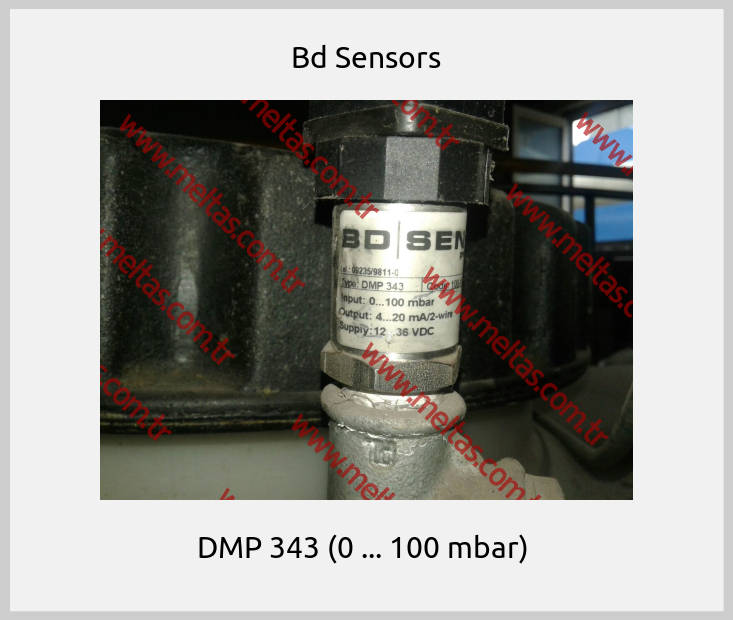 Bd Sensors - DMP 343 (0 ... 100 mbar) 