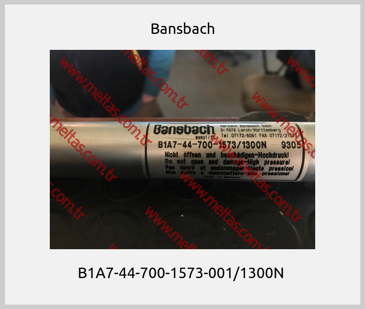 Bansbach-B1A7-44-700-1573-001/1300N 