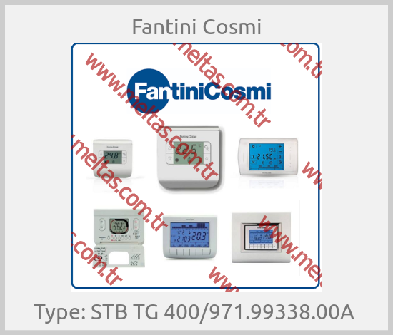Fantini Cosmi - Type: STB TG 400/971.99338.00A 