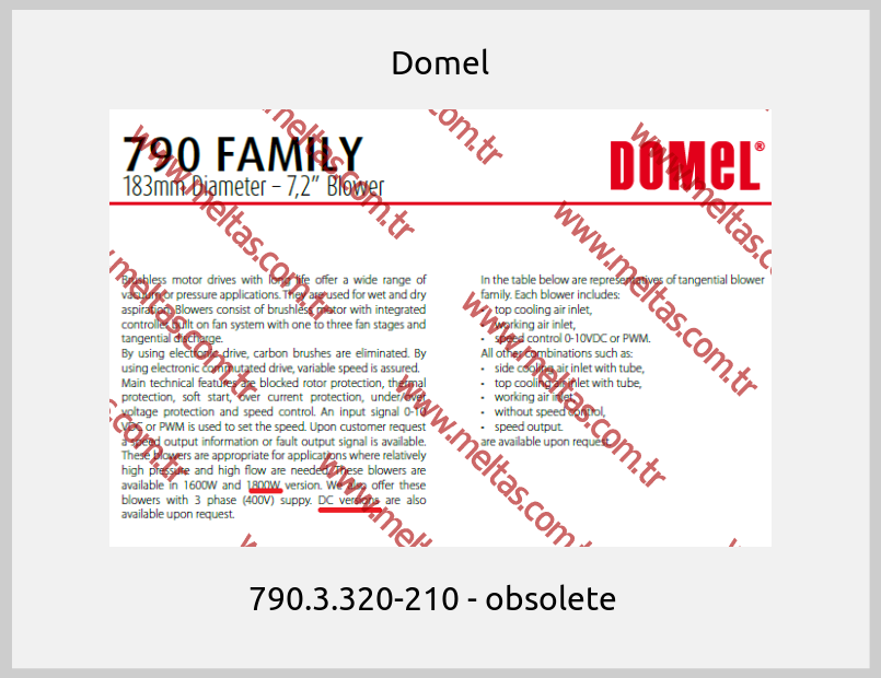 Domel - 790.3.320-210 - obsolete  