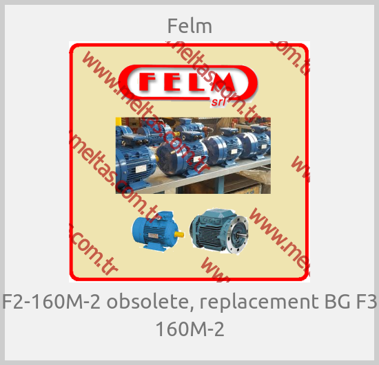 Felm - F2-160M-2 obsolete, replacement BG F3 160M-2