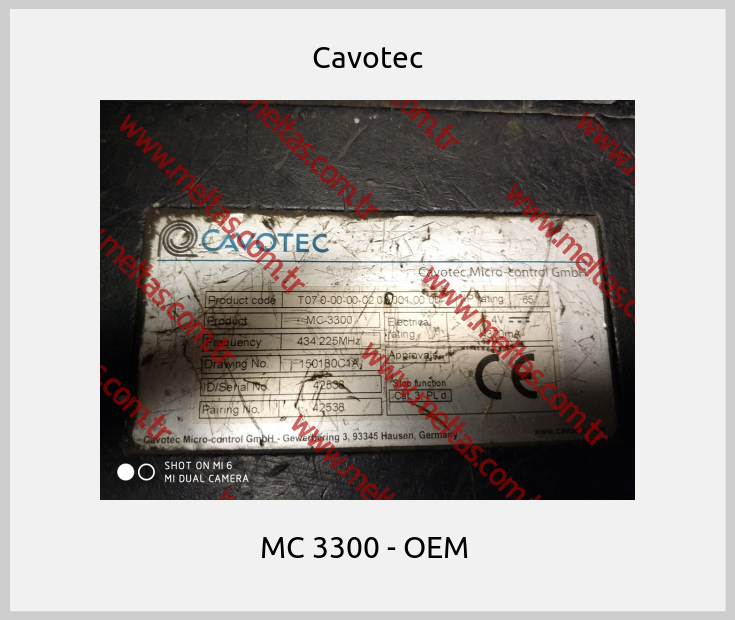 Cavotec - MC 3300 - OEM 