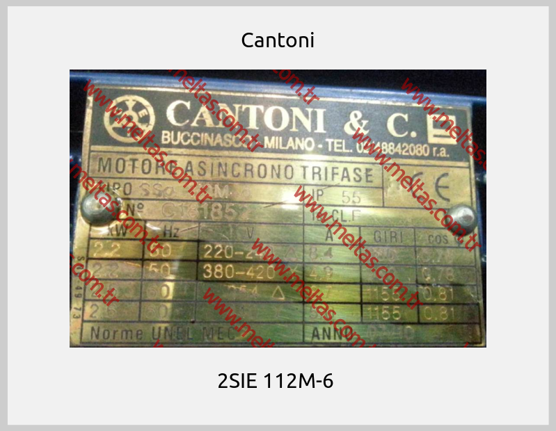Cantoni - 2SIE 112M-6 