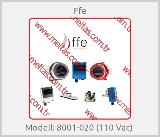 Ffe-Modell: 8001-020 (110 Vac) 