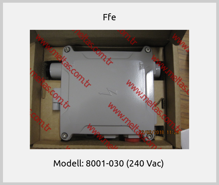 Ffe-Modell: 8001-030 (240 Vac) 