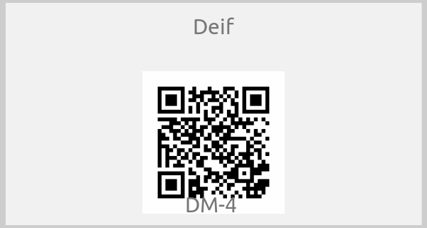 Deif - DM-4 