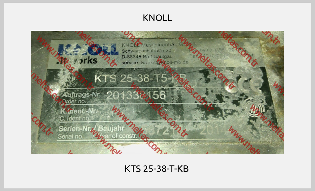 KNOLL - KTS 25-38-T-KB 