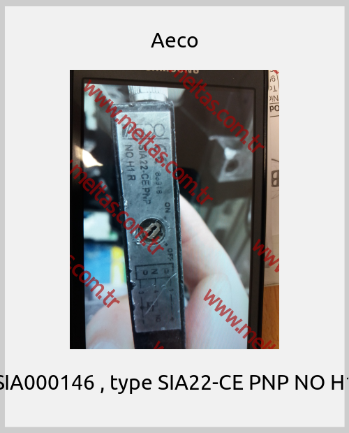 Aeco - SIA000146 , type SIA22-CE PNP NO H1