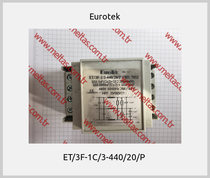 Eurotek -  ET/3F-1C/3-440/20/P 